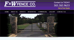 Desktop Screenshot of fwfence.com